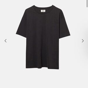 Black Short Sleeve Crew Neck Tee